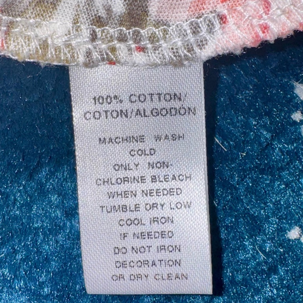 Ann Taylor LOFT Vintage | Soft Floral Ruffle Sleeve Tee (100% Cotton) - Picture 7 of 8